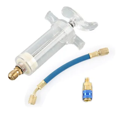 US Auto 1Oz-R134A/R12/R22 A/C Air-Conditioning Oil Injector Dye Injection-Tool • $16.13