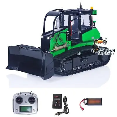 1/14 Hydraulic RC Bulldozer LESU Aoue 850K Metal I6S Remote Control Dozers Model • $4398.21