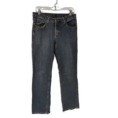 Cowgirl Up Jeans Womens 10 32 X 33.5 Boot Cut Dont Fence Me In Stretch Jeans • $37.36
