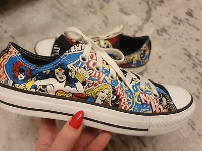 CONDITION ALL STAR COMICS 80s TRAINERS MENS SIZE UK7 EUR40 GENUINE • £35