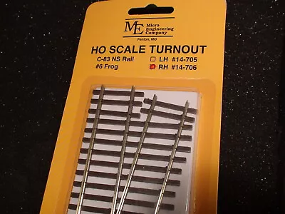 Micro Engineering #14-706 Turnout Right Hand Code 83 Rh  • $39.95