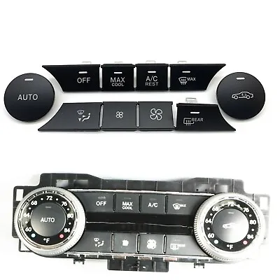 A/C Control Switch Button Cover D Type For Mercedes Benz C Class C204 2010-2013 • $30.57