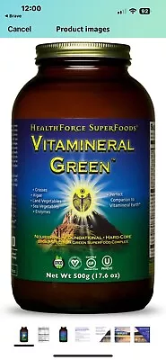HealthForce Superfoods Vitamineral Green Version 5.6 - 17.64 Oz 500g Exp. 10/24 • $43.95
