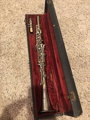 Vintage Made In USA Metal Victory Clarinet With Case • $92