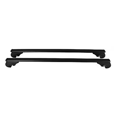 Lockable Roof Rack Cross Bars Carrier For VW Golf SportWagen Mk7 2015-2019 Black • $129.90