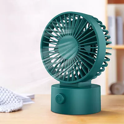 Mini Portable Hand-held Desk Fan Cooling Cooler USB Air Rechargeable 3 Speed AU • $25.97