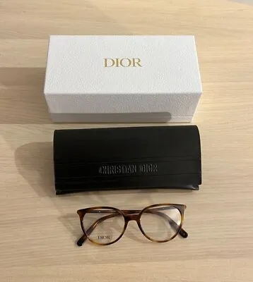 New Christian Dior Mini Cd O B1i 2600 Havana Authentic Eyeglasses W/case 51-17 • $279