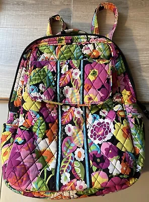 Vera Bradley Backpack Handbag Pink Va Va Voom Multicolor Floral • $18