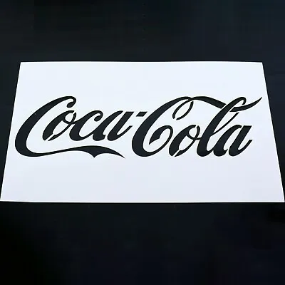 Coca Cola Stencil Coke Mylar Sheet Painting Wall Art Craft Airbrush 190 Micron • $3.69