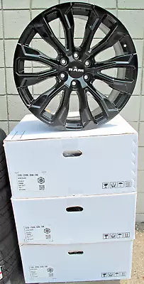 24  New Ram 1500 6 Lug Gloss Black Set Of 4 Wheels 211gb • $1369.99