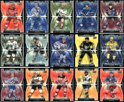 2023-24 Ud Tim Hortons Duos Captains 3d Holo Inserts - U Pick  - Finish Set  • $32.92