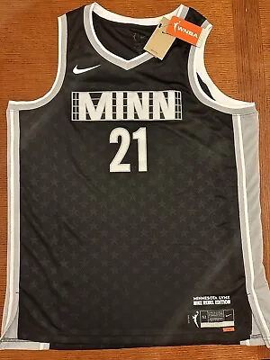 Nike Minnesota Lynx Kayla McBride #21 Jersey Women L Black WNBA Rebel Edition • $29.99