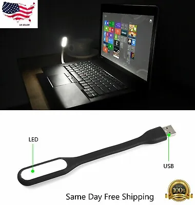 $3.99 • Buy Flexible USB LED Light Lamp Computer Keyboard Study Reading Notebook Laptop PC