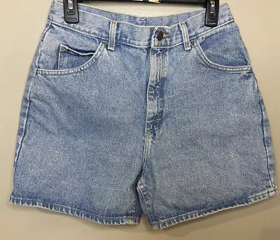 Vintage 1990s Lee Medium Washed Denim Mom Jean Shorts 14P Great!! • $19