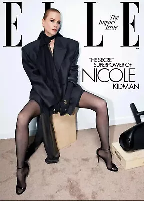 NICOLE KIDMAN - Elle Magazine - April 2024 - BRAND NEW • $14.99