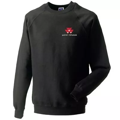 Massey Ferguson Tractor Embroidered Crew Neck Sweatshirt - XS To 2XL • £18