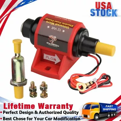 42S Universal Electric Carburetor Micro Fuel Pump Gasoline 28GPH 2-3.5 PSI 5/16  • $24.99