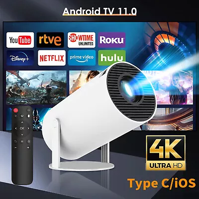 Wireless Mini Projector 1080P 3D LED WiFi Video Movie Home Theater Cinema HDMI • $89.99