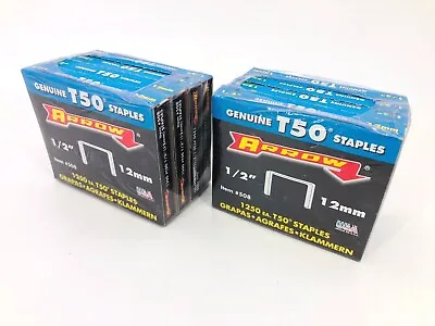 Lot Of 2 New Arrow T50 Staples 1/2  5000 Count • $39.95