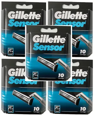 Gillette Sensor Razor Blade Refills - 50 Cartridges • $50.49