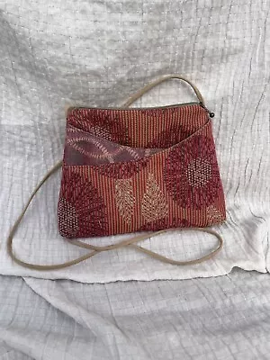 Maruca Crossbody Purse Made In Boulder Colorado Red & Purple • $22.99