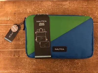 Lightweight Nautica Backpack Green And Blue New With Tags NWT • $42.50