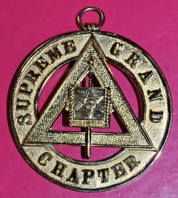 Supreme Grand Chapter Past Grand Standard Bearer Masonic Collar Jewel • £20