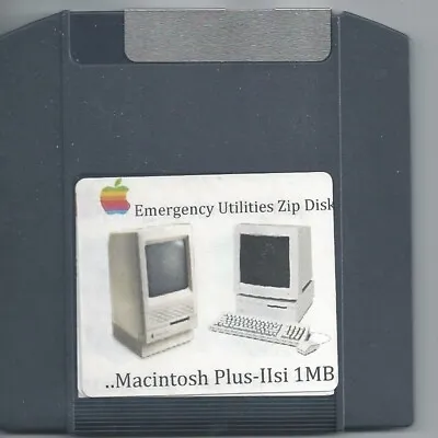 Macintosh Plus - IIsi 1MB Zip 100 Disk Emergency Utilities Disk • $20