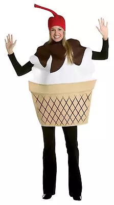 Adult Ice Cream Sundae Dessert Food Sweet Treat Halloween Costume Gc7152 • $45.12