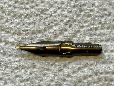 Vintage “COMM OF MASS No. 2 Fountain Pen NIB • $6