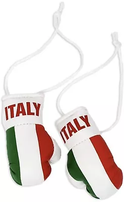 Hanging Car Mirror Mini Boxing Gloves Italy • $2.99