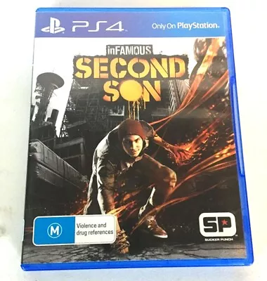 Infamous Second Son Playstation 4 Ps4 Free Postage • $16.50