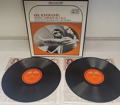 Kiril Kondrashin Mahler Symphony No. 9 Moscow Melodiya Vinyl Record Box Set • $26.82