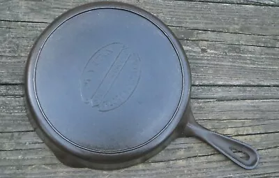 Martin Stove & Range No.7 Cast Iron Skillet With Hamburg Logo And Heat Ring • $149