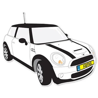 Mini Cooper S Car Bumper Sticker Decal 4  X 5  • $3