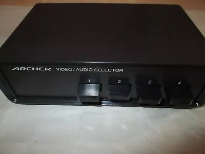 Archer Audio/ Video Selector Switch Model No. 15-1956A 4 Inputs • $11.95