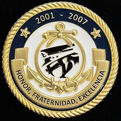 Secretaria De Marina Armada De Mexico 2001-2007 Mexico Navy Challenge Coin • $17