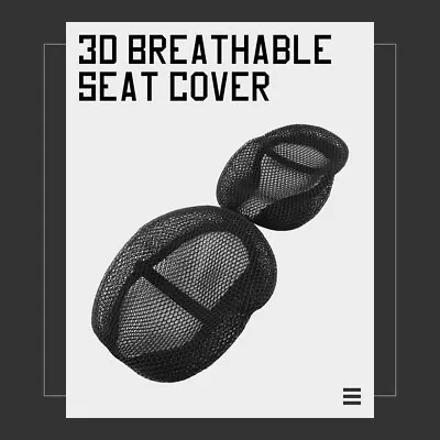 Seat Cover Anti Slip 3D Mesh Fabric Cushion Breathable For KAWASAKI Z650 • £28.97