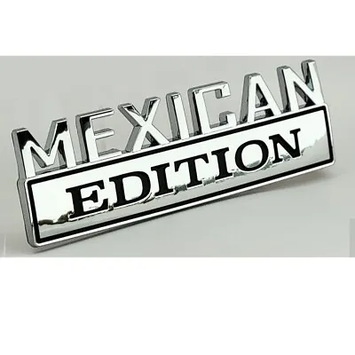 1pc 7  Large MEXICAN Edition VA Emblem Badges Decal Plated Car Truck SUV Chrome • $9.33
