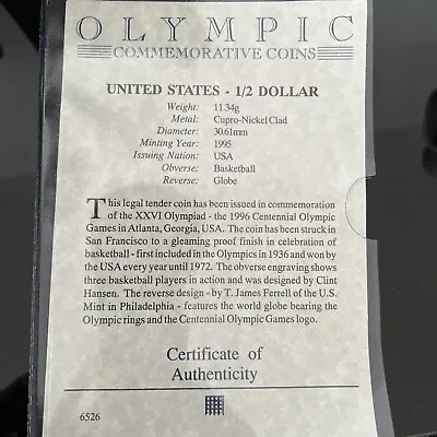 Half Dollar United States Of America - Olympic Coin • £9