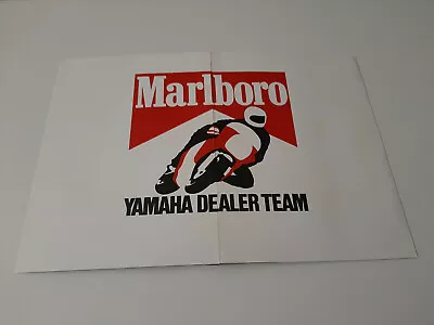 Marlboro Yamaha Motorbike Racing Vintage Poster Mick Doohan Superbike 1988? • $64.01