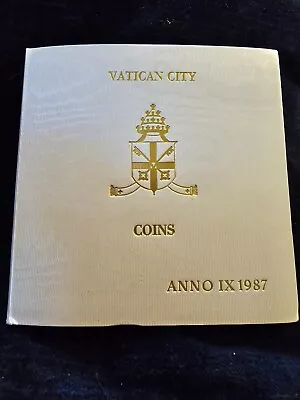 1987 Vatican City Currency Coins Pontificate Of John Paul II Anno IX Blessed • $14.99