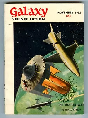 Rare November 1952 GALAXY SCIENCE FICTION Magazine! MARTIAN WAY By Isaac ASIMOV! • £16.05