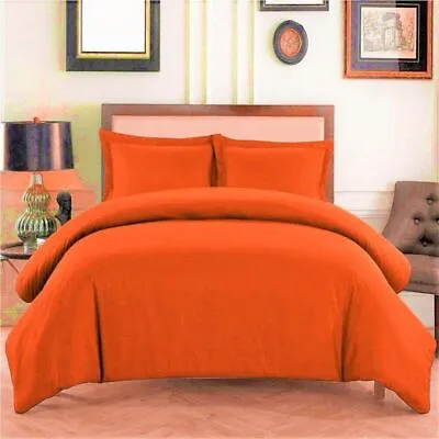 Bedding Items 1000 Thread Count Egyptian Cotton Orange Solid & Olympic Queen • £80.78