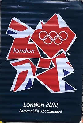 Official London 2012 Olympic Games Sport Design Art British English Logo Poster • £75