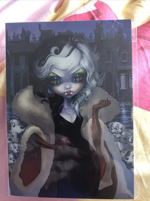 £20 • Buy Disney WonderGround Gallery Cruella Postcard By Artist Jasmine Becket-Griffith