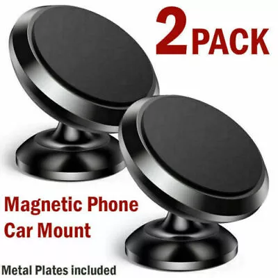 2PC Universal Car Magnetic Mount Cell Phone Holder Stand For IPhone Samsung GPS • $6.43