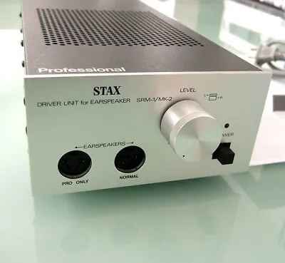 $387.89 • Buy Stax SRM-1 MK-2 Pro Electrostatic Headphone Amplifier Tested Working