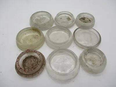 Vintage Clear Glass Furniture Coasters • $29.99