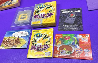 $143.99 • Buy Nintendo Gameboy Pokemon Yellow Pikachu Japan Edition Complete CIB Ready Graded